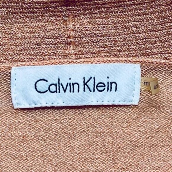 Calvin Klein Women’s Open Front Sweater (No Size Tags) 40" Chest 25" Length EUC - Picture 6 of 7